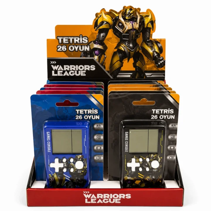 Mey İthalat® LZ8934 OYUNCAK TETRIS 12 LI STAND 1 ADET FİYATIDIR