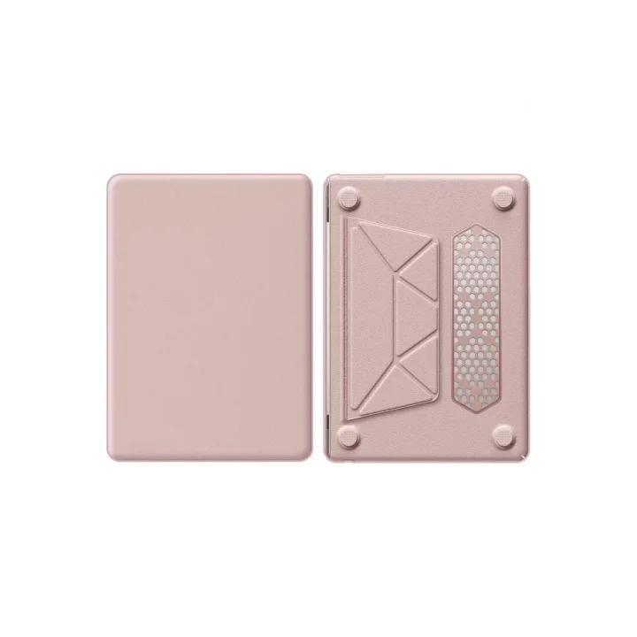 Mey İthalat®   Macbook Air 15 2024 Macbook Deri Kapak - Pembe