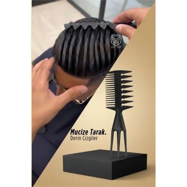 Mey İthalat® MacLeod Profesyonel Mucize Saç Şekillendirici Derin Çizgi ve Dalga Tarağı 722916