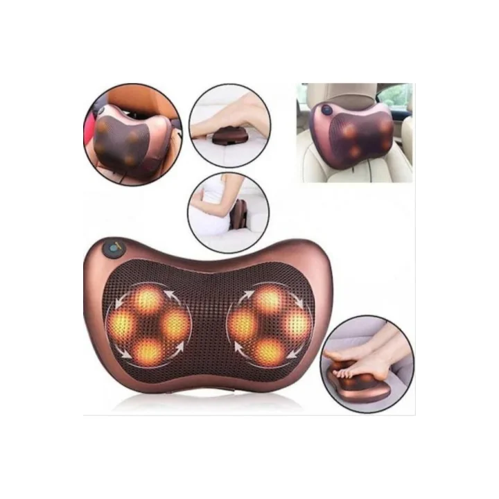 Mey İthalat® Masaj Aleti Yastığı Ovmalı Yastık Çift Motorlu