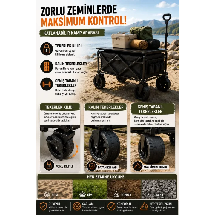 Mey İthalat® MASALI KAMP ARABASI