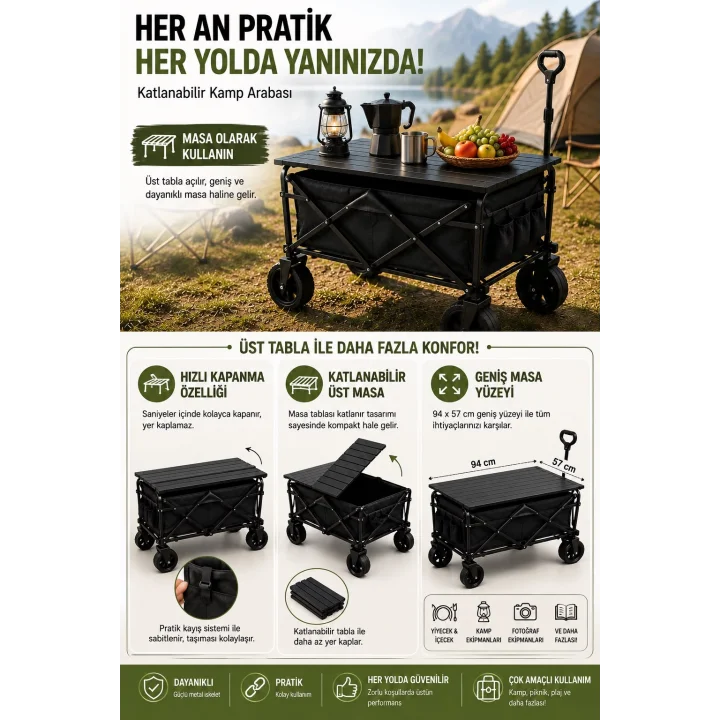 Mey İthalat® MASALI KAMP ARABASI