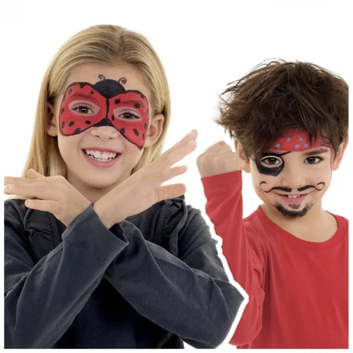 Mey İthalat®  Mask Up Yüz Boyası 3 Renk Carnival