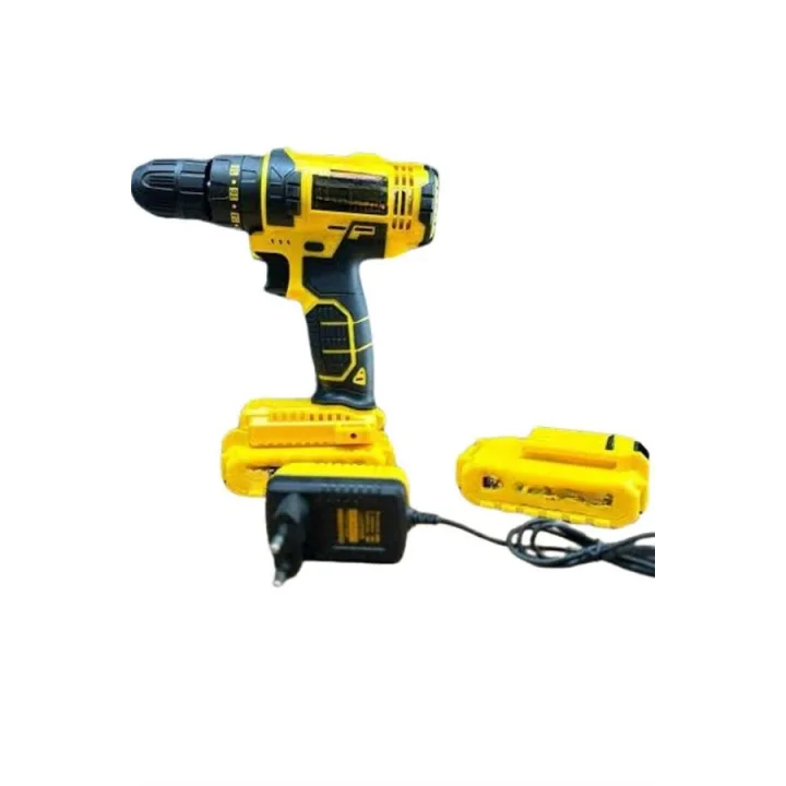 Mey İthalat® Matkap Seti 24 Parça Çift Bataryalı Darbeli Led Işıklı Vidalama