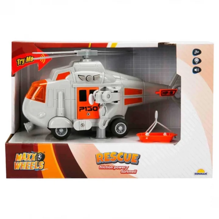 Mey İthalat®  Maxx Wheels 1:20 Sesli ve Işıklı Helikopter
