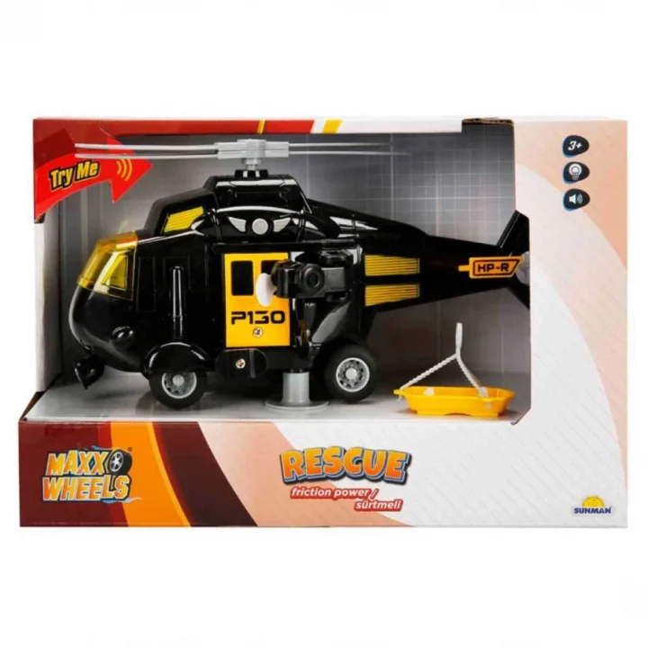 Mey İthalat®  Maxx Wheels 1:20 Sesli ve Işıklı Helikopter