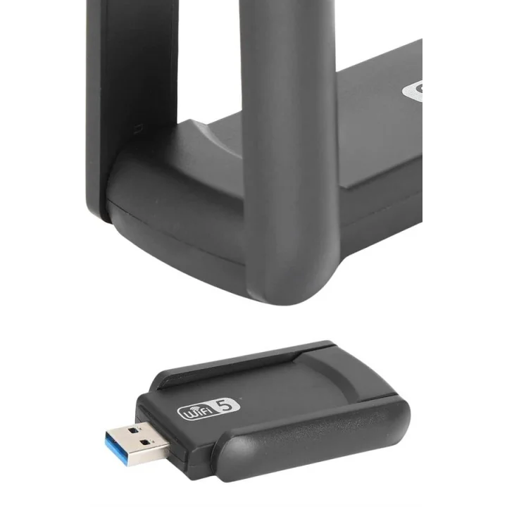 Mey İthalat® Mbps Wifi Alıcı Kablosuz Wifi Adaptörü Çift Band Çift Antenli Yeni Nesil