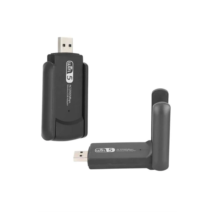 Mey İthalat® Mbps Wifi Alıcı Kablosuz Wifi Adaptörü Çift Band Çift Antenli Yeni Nesil