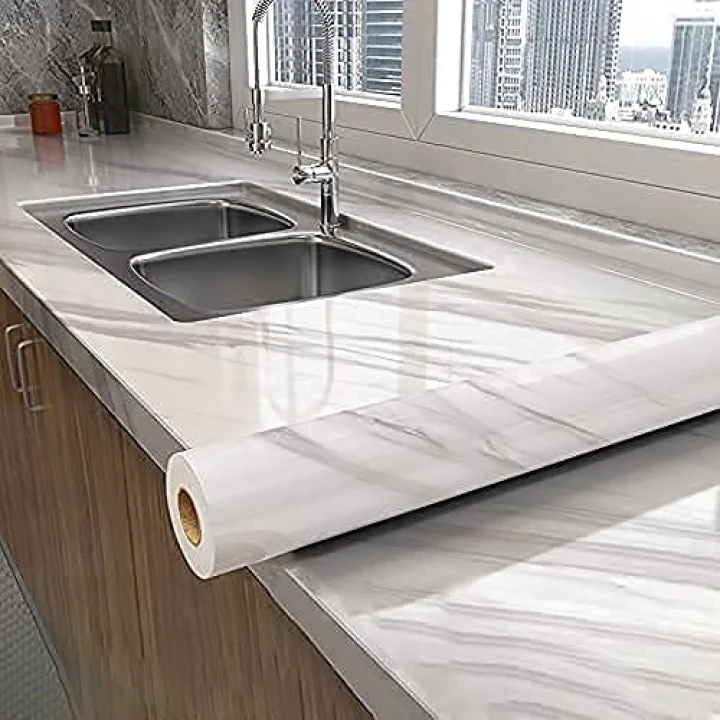Mey İthalat® Mermer Desenli Kaplama Kağıdı 5 Metre