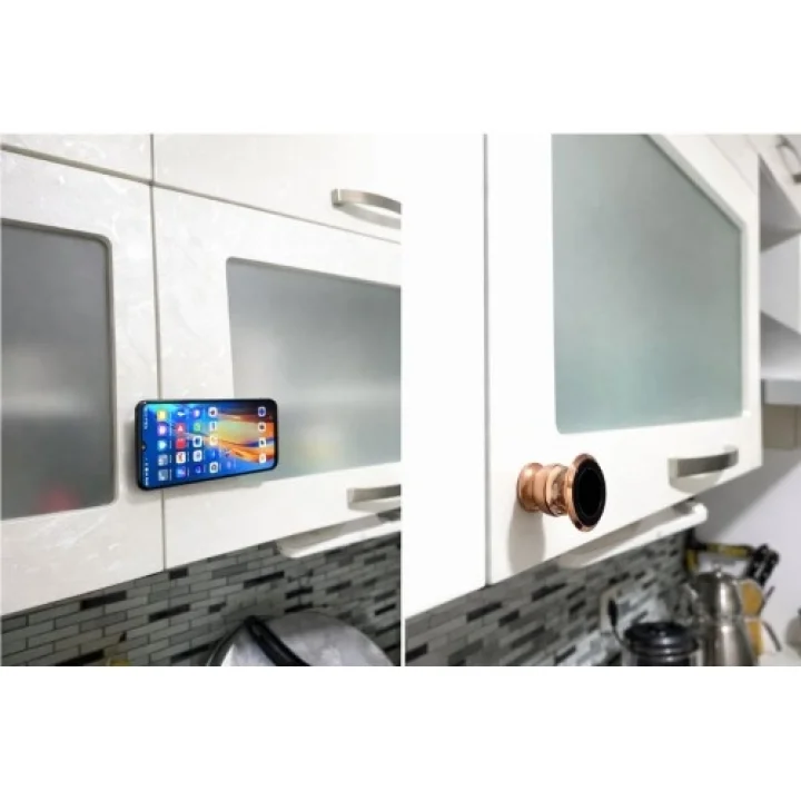 Mey İthalat® Metal Telefon Tutucu Torpidoya Yapışan Mıknatıslı