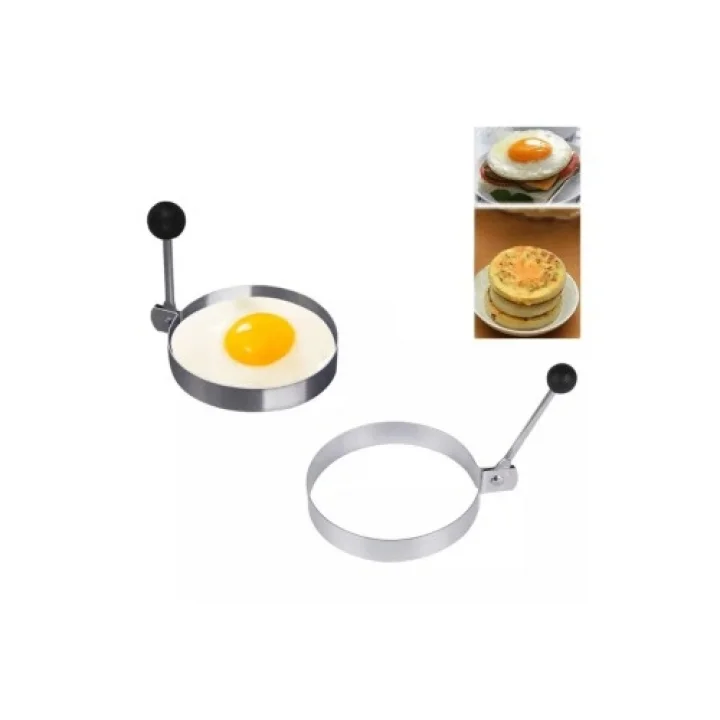 Mey İthalat® Metal Yuvarlak Omlet Krep Kalıbı