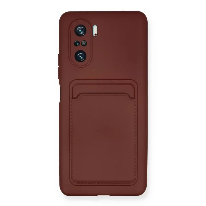 Mey İthalat®   Mi 11i Kılıf Kelvin Kartvizitli Silikon - Bordo