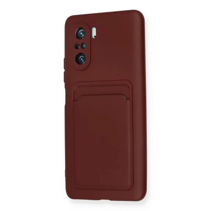 Mey İthalat®   Mi 11i Kılıf Kelvin Kartvizitli Silikon - Bordo