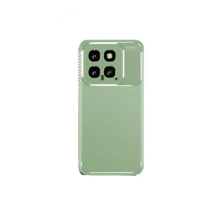 Mey İthalat®   Mi 14T Kılıf Auto Focus Karbon Kapak - Su Yeşili
