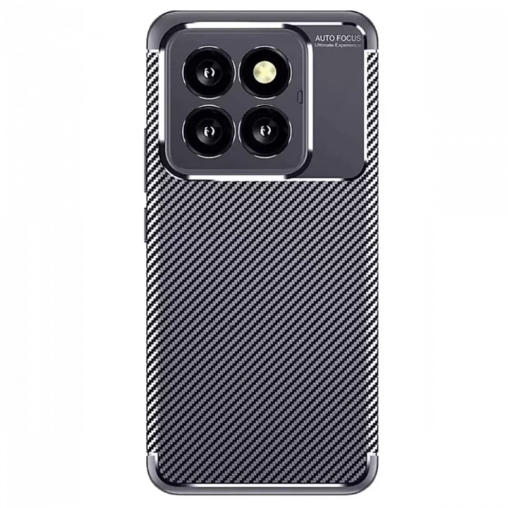 Mey İthalat®   Mi 14T Pro Kılıf Auto Focus Karbon Kapak - Lacivert