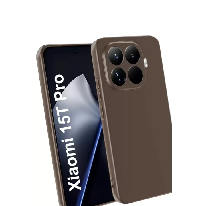 Mey İthalat®   Mi 15T Pro First Silikon - Kahverengi