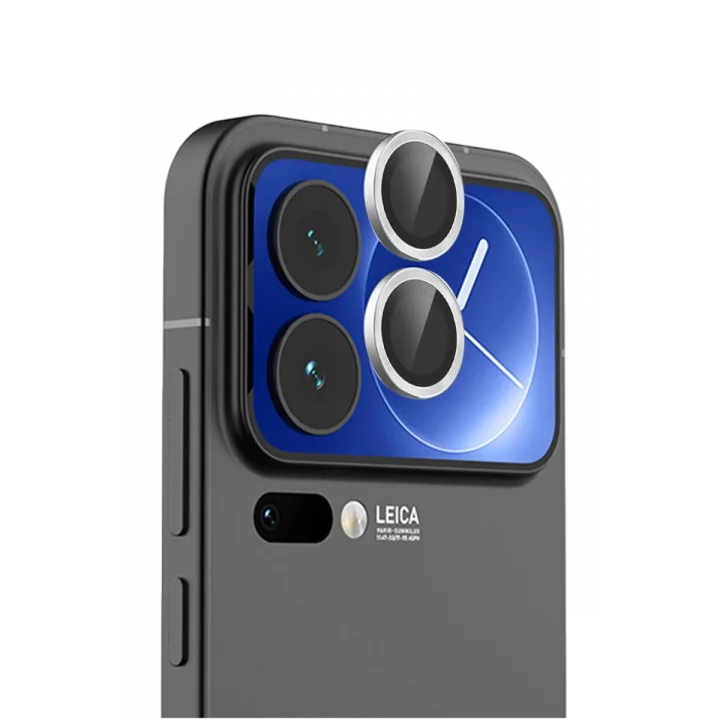 Mey İthalat®   Mi 17 Pro Max Raze Metal Kamera Lens - Gümüş