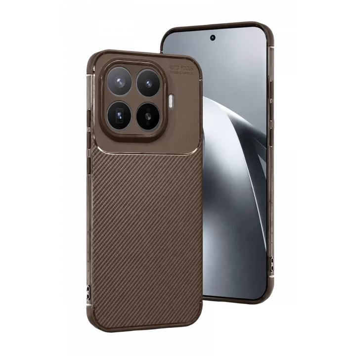 Mey İthalat®   Mi 17T Pro Auto Focus Karbon Kapak - Kahverengi