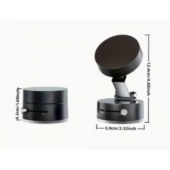 Mey İthalat® Mıknatıslı Katlanabilir Telefon Tutucu - Torpido ve Cam Uyumlu