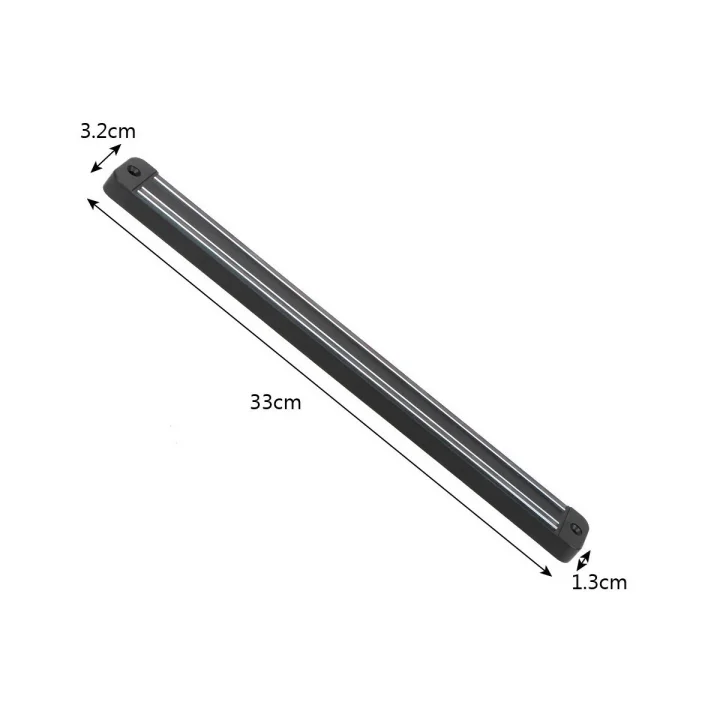 Mey İthalat®  Mıknatıslı Paslanmaz Duvar Bıçak Askısı Standı 33 Cm  Aparat
