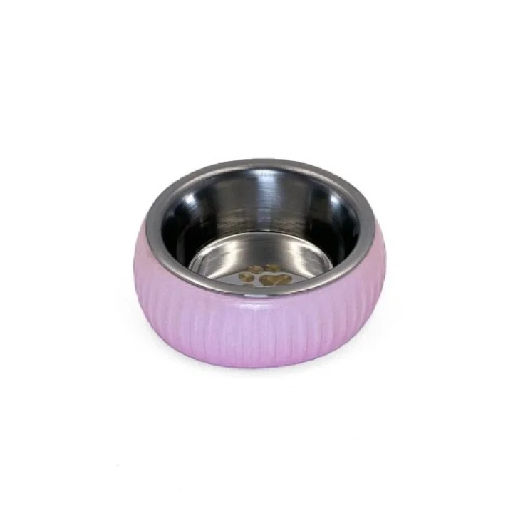 Mey İthalat® Mikopet Organik Seramik Mama Kabı Pembe