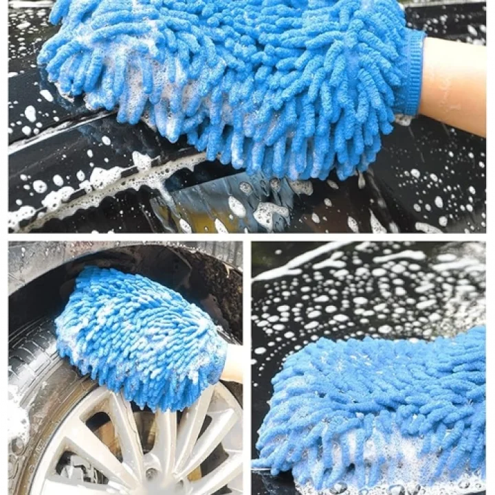 Mey İthalat® Mikrofiber Araç Yıkama Eldiveni