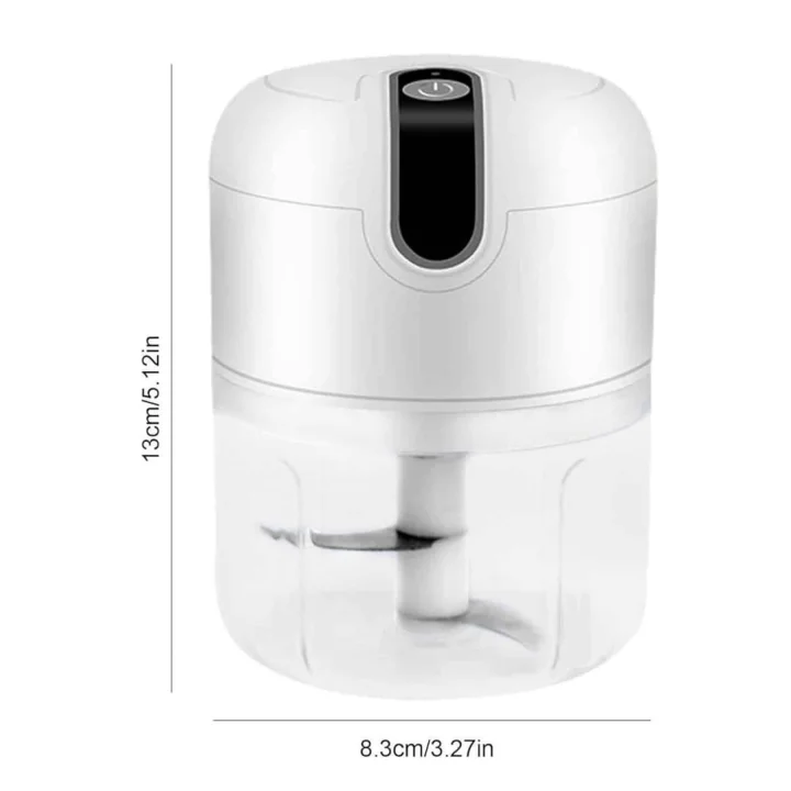 Mey İthalat® Mini Doğrayıcı Rondo Taşınabilir Mini El Blender Paslanmaz Çelik