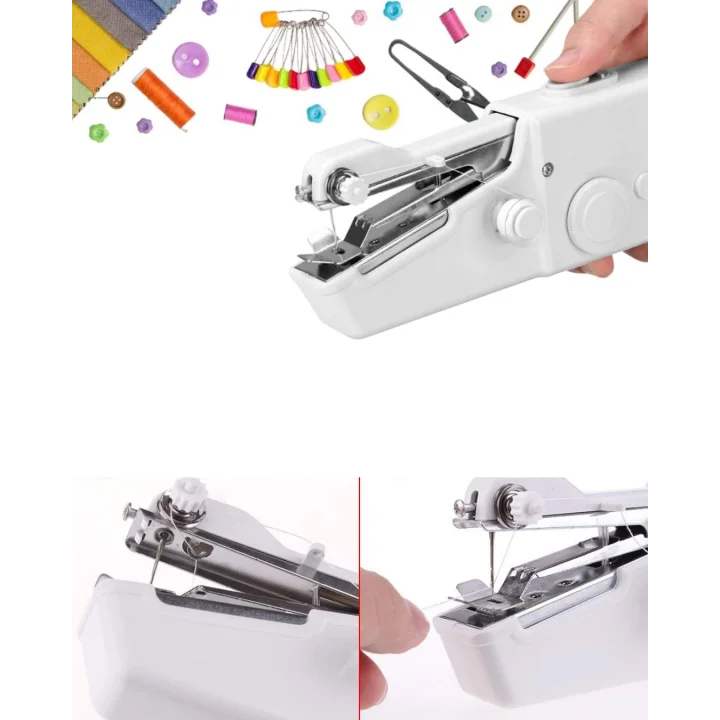 Mey İthalat® Mini El Tipi Dikiş Makinesi Taşınabilir Pratik Acil Dikiş Çözümü