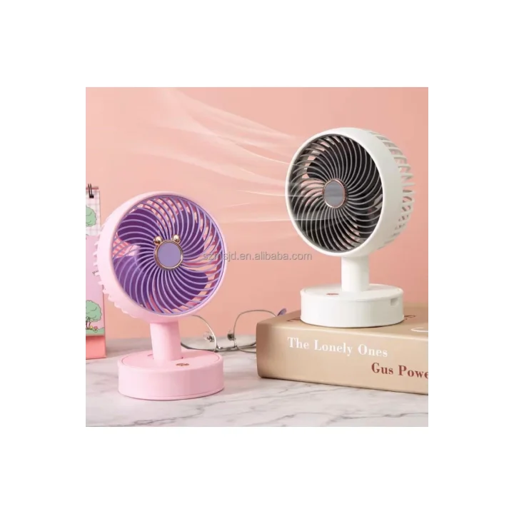 Mey İthalat® Mini USB Şarjlı Kişisel Masaüstü Vantilatör - Ev ve Ofis İçin İdeal