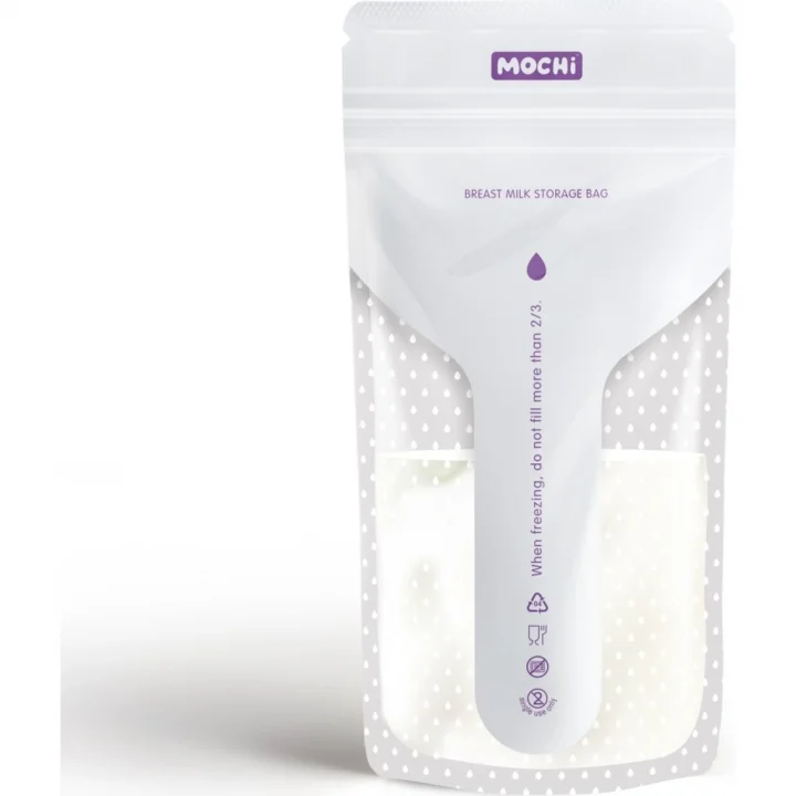 Mey İthalat® Mochi Anne Sütü Saklama Poşeti 25 Adet 200ml