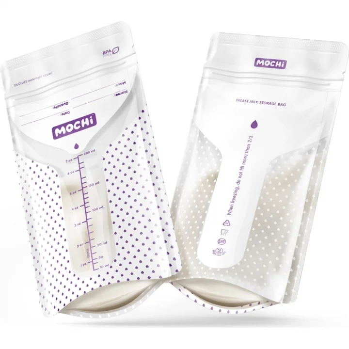 Mey İthalat® Mochi Anne Sütü Saklama Poşeti 25 Adet 200ml