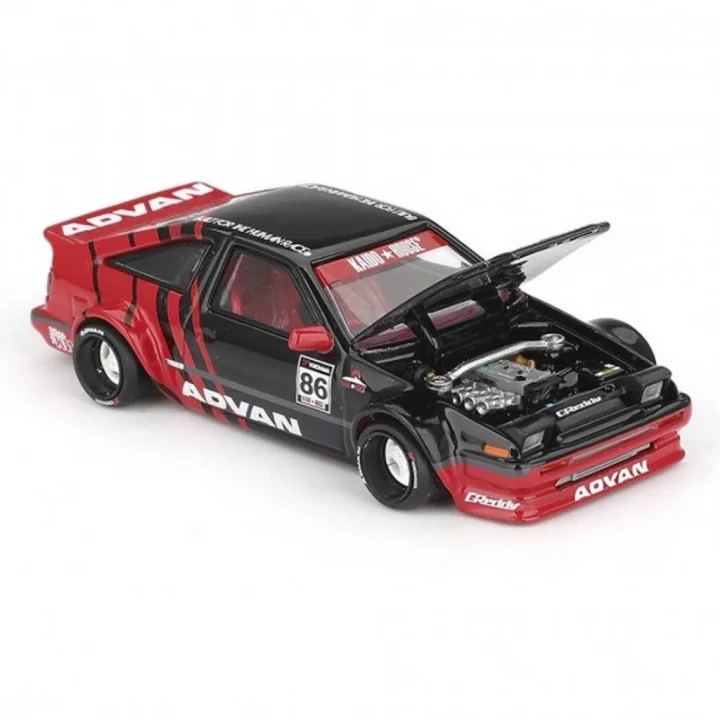 Mey İthalat® Model ARAÇ KaidoHouse 1/64 AE86 Sprinter Trueno Kaido ADVAN