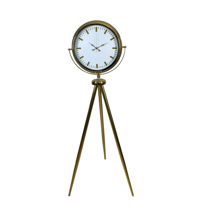 Mey İthalat® Modern Gold Tripod Ayaklı Saat
