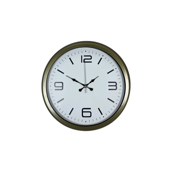 Mey İthalat® Modern Tasarım Eskitme 40 Cm Metal Duvar Saati