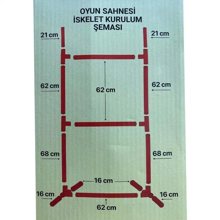 Mey İthalat® MOL-316 ROLE PALY TİYATRO SAHNE