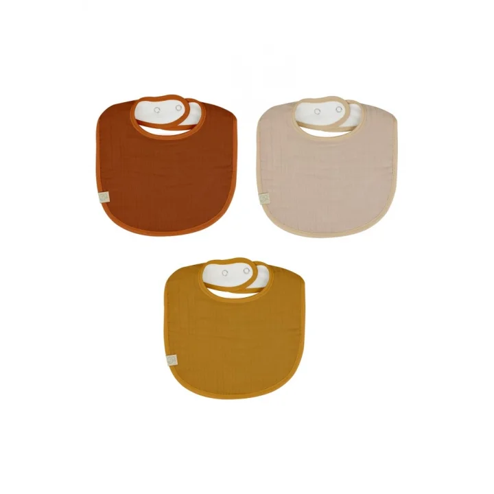 Mey İthalat®  Müslin Önlük 3Lü 60101 Kiremit Bej Hardal