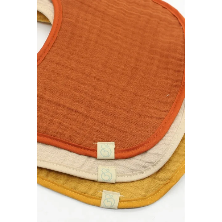 Mey İthalat®  Müslin Önlük 3Lü 60101 Kiremit Bej Hardal