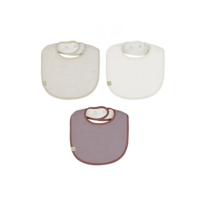 Mey İthalat®  Müslin Önlük 3Lü 60101 Taş Ekru Antrasit