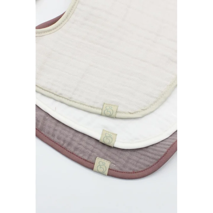 Mey İthalat®  Müslin Önlük 3Lü 60101 Taş Ekru Antrasit