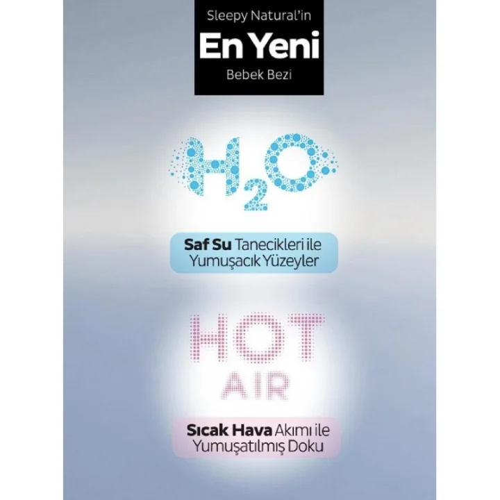 Mey İthalat® Natural Double Soft Bebek Bezi Fırsat Paketi 2 Beden 48 Adet