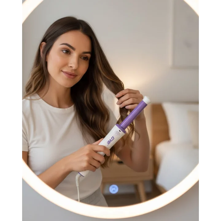 Mey İthalat® Negatif İyon Teknolojili Saç Maşası – Kabarmayan, Elektriklenmeyen Bukleler