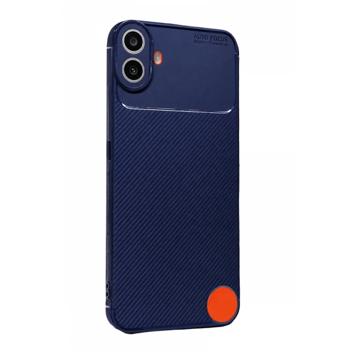 Mey İthalat®  Nothing Phone Nothing CMF Phone 1 Auto Focus Karbon Kapak - Lacivert