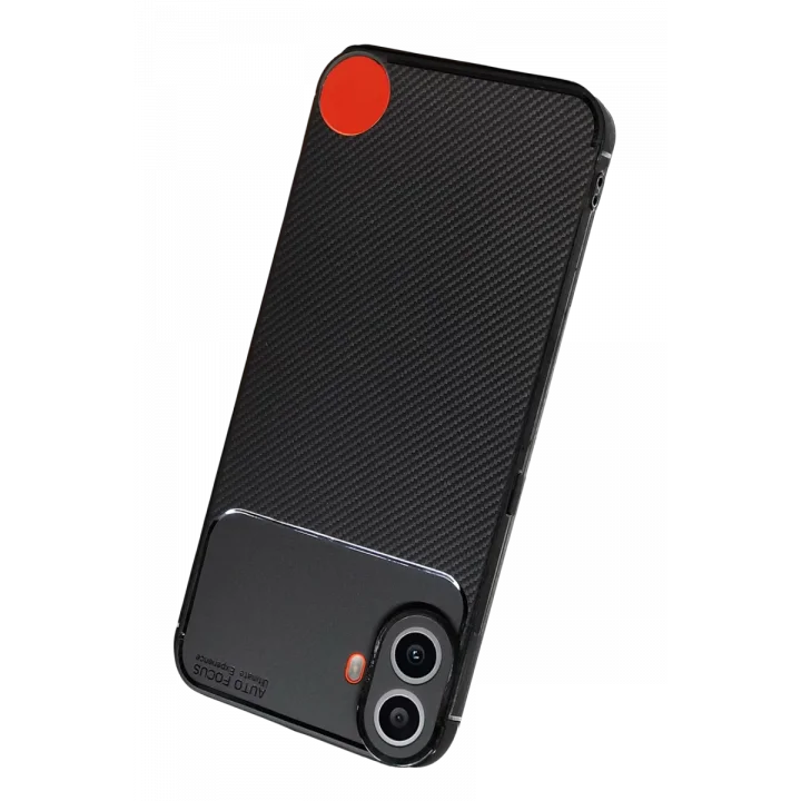 Mey İthalat®  Nothing Phone Nothing CMF Phone 1 Auto Focus Karbon Kapak - Siyah
