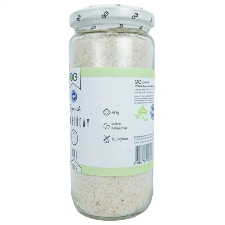 Mey İthalat® OG Natural Tam Buğday Unu 250 Gr