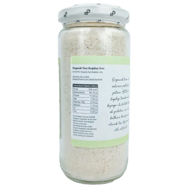 Mey İthalat® OG Natural Tam Buğday Unu 250 Gr