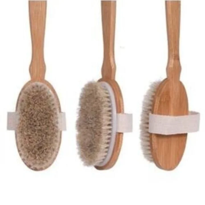 Mey İthalat® Organik Doğal At Kılı Banyo Fırçası