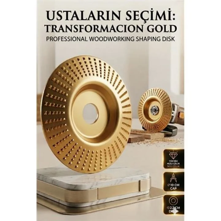 Mey İthalat® Oval Tip Bombeli Ahşap Törpü Diski  100mm | Tungsten Karbür 723063