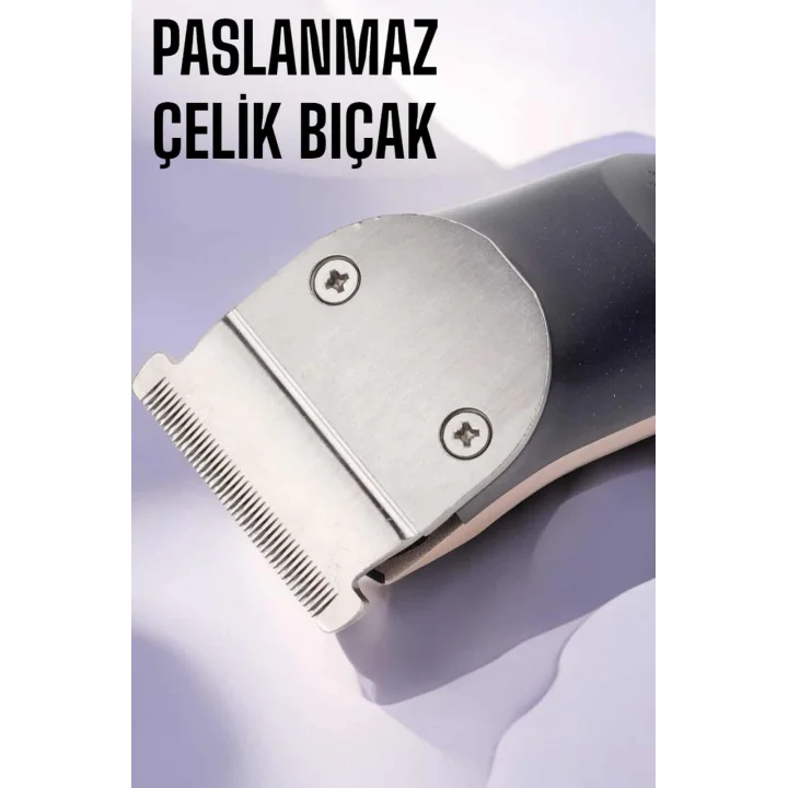 Mey İthalat® Paslanmaz Çelik Bıçaklı Hassas Çelik Bıçaklı Tıraş Makinesi