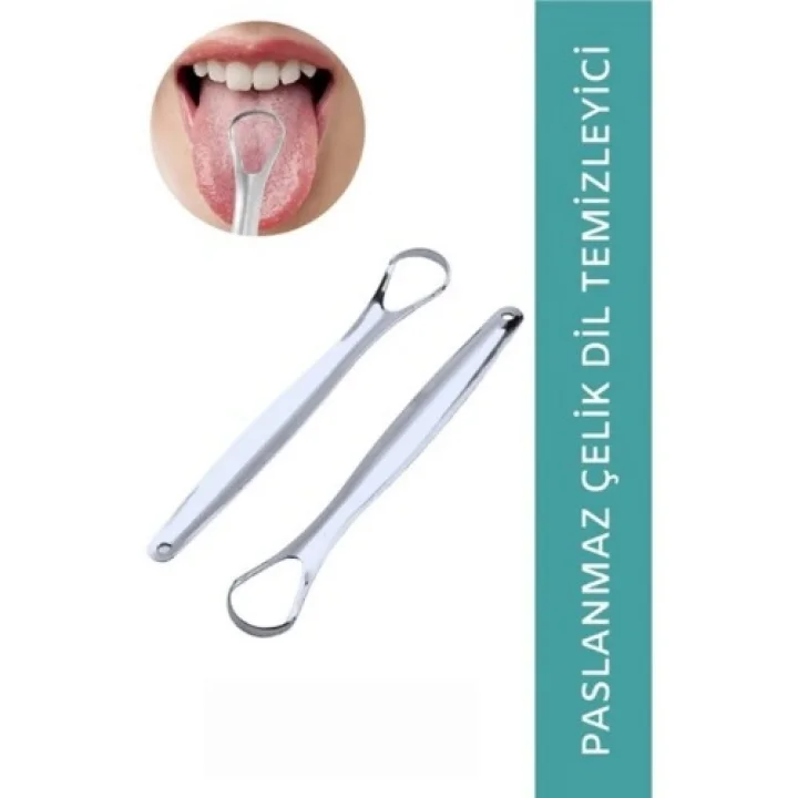 Mey İthalat® Paslanmaz Çelik Dil Temizleyici