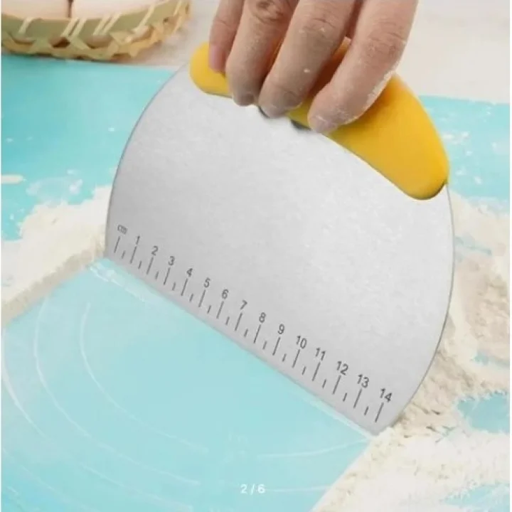 Mey İthalat® Paslanmaz Çelik Hamur Kesme ve Şekillendirme Spatulası